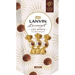 LANVIN Chocolat au lait fourré au praliné mini Escargot 140g