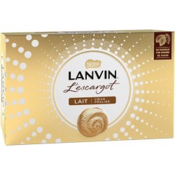 LANVIN Chocolat au lait fourré au praliné Escargot 164g