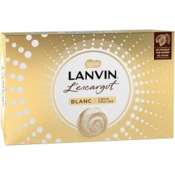 LANVIN Chocolat blanc fourré au praliné Escargot 164g