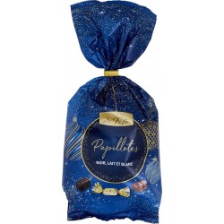 ESPRIT DE FETE Chocolats Papillotes noir lait blanc 350g