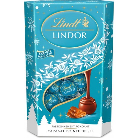 LINDT Cornet Lait caramel, Lindor le cornet de 337g