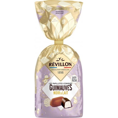 PAPILLOTES REVILLON Guimauve noir et lait 300g