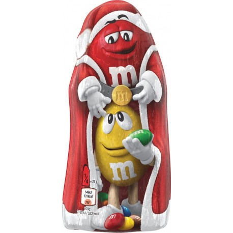 M&M'S Moulage Chocolat au Lait Nöel la pièce de 100g