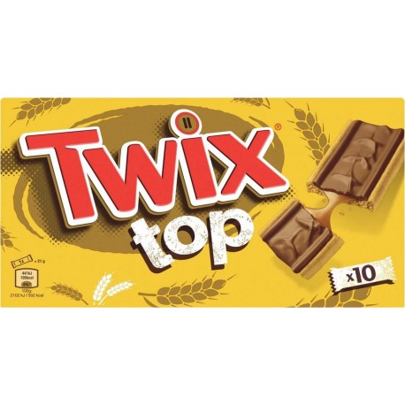 TWIX top Biscuits Chocolat au Lait et Caramel 210g