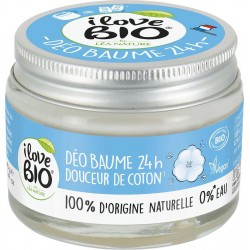 I LOVE BIO BY LEA NATURE DEODORANT BAUME 24 H D'EFFICACITE FEMME COTON 40G