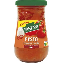 Panzani Sauce Pesto Poivrons et Ricotta 190g