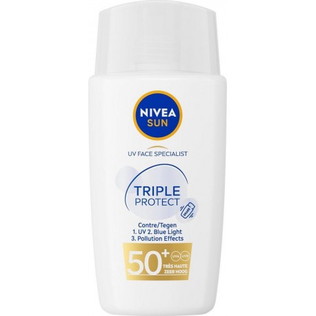 NIVEA SUN UV VISAGE PRODUIT DE BRONZAGE SPF50+ 40ml