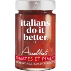 Italians Do It Better Sauca Arrabiata Tomates et Piment 190g