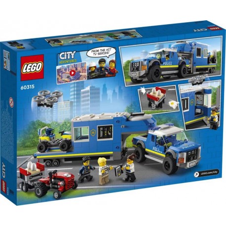 LEGO 60315 CAMION COMMANDEMENT POLICE