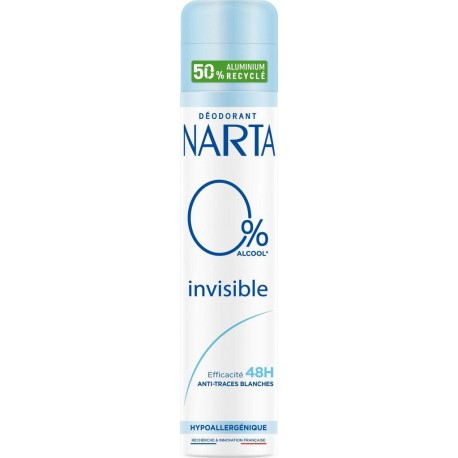 NARTA Déodorant Invisible Anti-Traces Blanches 200ml