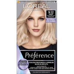 CLAIR PREFERENCE BLONDS POLAIRES COLORATION PERMANENTE BOITE CARTON 1CT