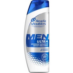 Head & Shoulders Shampooing Antipelliculaire Men Ultra Apaisement Instantané au Ginseng 500ml (lot de 3)