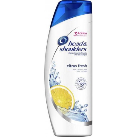 Head & Shoulders Shampooing Antipelliculaire Citrus Fresh Format Familial 500ml (lot de 6)