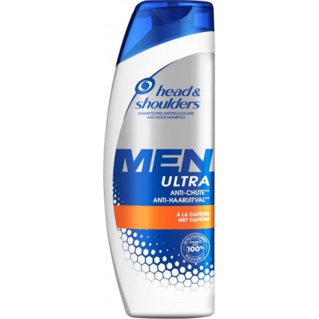 Head & Shoulders Shampooing Antipelliculaire Men Ultra Anti-Chute à la Caféine 500ml (lot de 3)