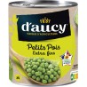 D'AUCY Petits pois extra fins 560g (lot de 3)