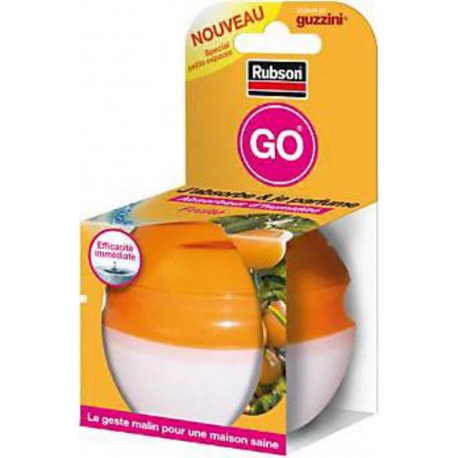 RUBSON Absorbeur d'humidité Go orange fruité 45g