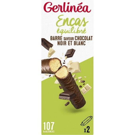 GERLINEA CHOCOLAT BLANC ET CHOCOLAT NOIR 62g