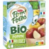 Materne Compote Bio Pom'Potes Pomme 4x90g 360g