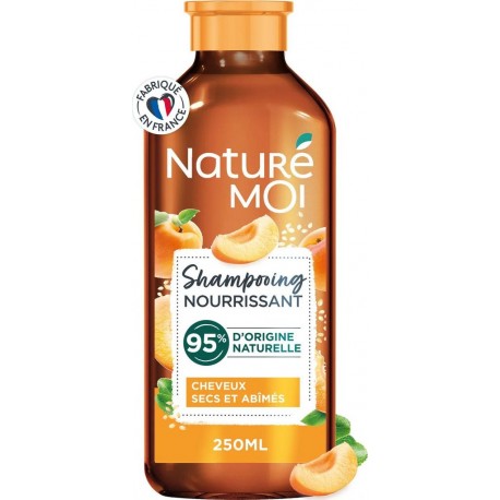 NATURE MOI Shampooing Nourissant à l’Abricot BIO 250ml (lot de 2)