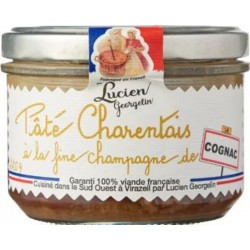 Lucien Georgelin Les Recettes Cuites Au Chaudron Pâté Charentais à la fine champagne de Cognac 220g