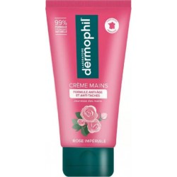 DERMOPHIL Crème mains anti-tâches formule anti-âge rose impériale 75ml