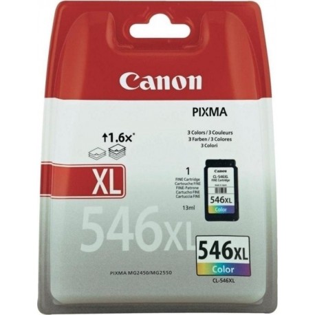 Canon Cartouche d’Encre Pixma 546 XL 546XL Color (lot de 2)