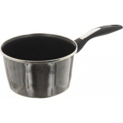 Casserole 18cm en Acier émaillé Gris