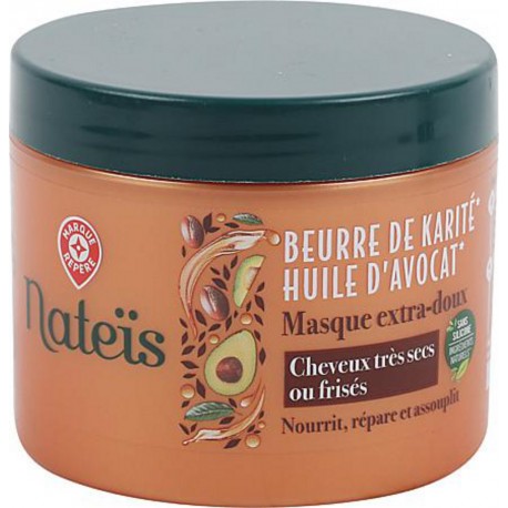 Natéïs Masque nourrisant Natéïs Cheuveux secs et frisés 300ml
