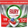 FAIRY Capsules Lave Vaisselle Original Platinum Plus x19 capsules (lot de 4)