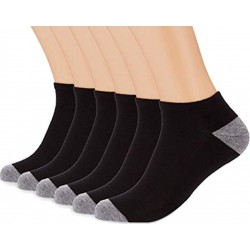 Dim EcoDim Chaussettes Sport Gris Noir Taille 40 à 45 (lot de 6 paires)