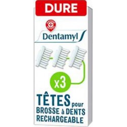 Dentamyl Tête de recharge Brosse à dent dure x3
