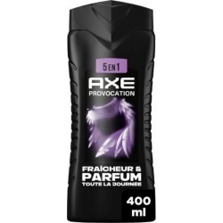 Axe Gel Douche Homme Provocation Parfum Noix de Coco et Poivre Noir 400ml
