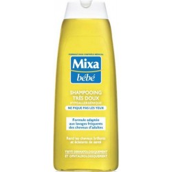 Mixa Bébé Shampooing Très Doux Ne Pique Pas Les Yeux 250ml (lot de 4)