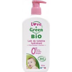 Love & Green Lait nettoyant Bio Sans parfum 500ml
