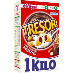 Kellogg's Kellogg’s Trésor Chocolat Noisettes Méga Format 1Kg (lot de 3)