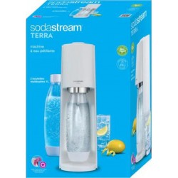 SODASTREAM TERRA BLANCHE avec 2 bouteilles et 1 cylindre