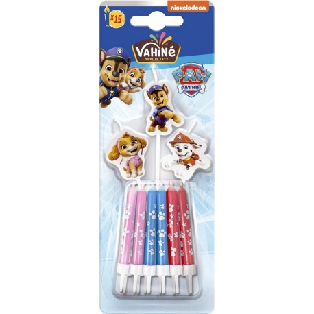 VAHINE VAHINE VAHINE Bougies Pat'patrouille VAHINE les 6 bougies