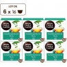NESCAFE NESCAFE NESCAFE Thé Vert Capsules Menthe Marrakech Compatible Dolce Gusto NESCAFE lot de 6 boîtes de 16 capsules