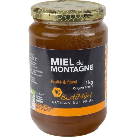 BUTIMIEL BUTIMIEL BUTIMIEL Miel Des Pyrénées BUTIMIEL 1Kg