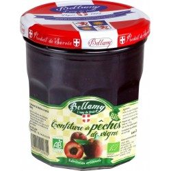 BELLAMY BELLAMY BELLAMY Confiture bio pêches de vigne BELLAMY 375g