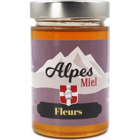ALPES MIEL ALPES MIEL ALPES MIEL MIEL MIEL Miel De Fleurs De France ALPES MIEL 375g