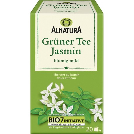 ALNATURA Thé vert au jasmin 20 sachets