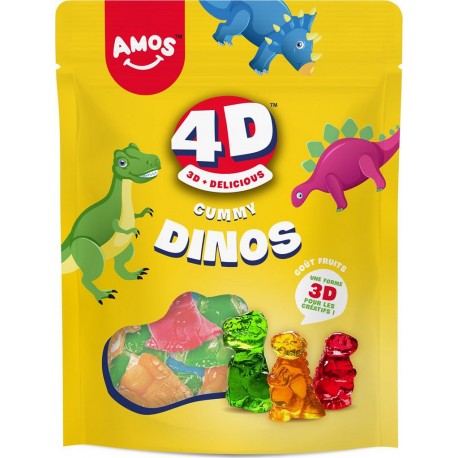 AMOS AMOS AMOS Bonbon kids dinosaures AMOS 140g