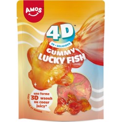 AMOS AMOS AMOS Bonbon poisson mangue et pêche AMOS 65g