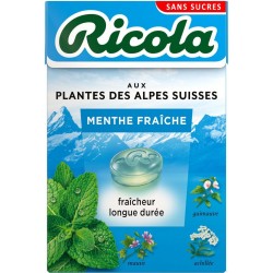 RICOLA Bonbons Menthe Fraîche sans sucres 50g