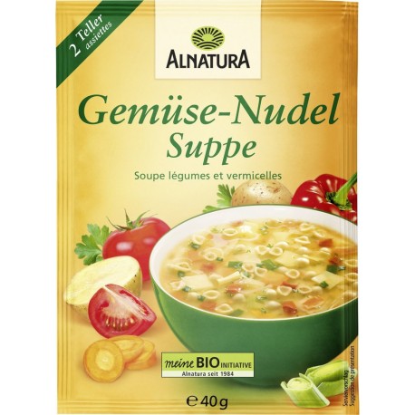 ALNATURA Soupe légumes et pâtes 40g