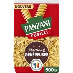 PANZANI Pâtes fusilli fermes et généreuses 500g