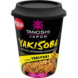 TANOSHI Nouilles japonaises façon wok le bol de 90g