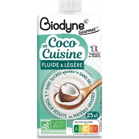 BIODYNE Crème coco 25cl