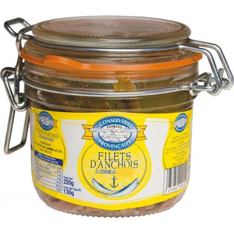 CONSERVERIES PROVENCALES Filets d'Anchois à l'Huile 220g